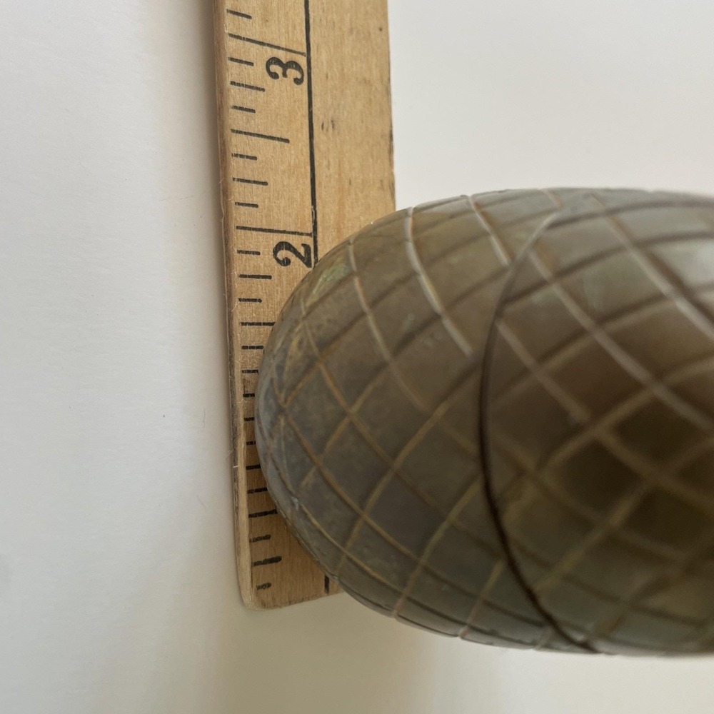 Brass‎ Pineapple Decor Lot *(1) Trinket Box (2) Napkin Rings Made in India - Picture 10 of 13